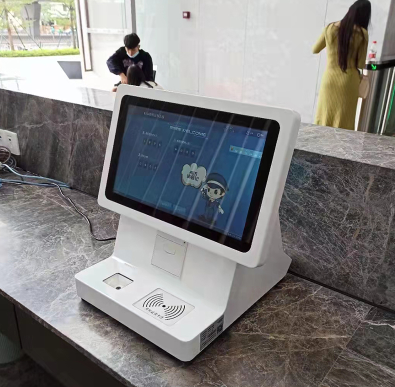 門衛(wèi)管理系統(tǒng)訪客登記自助終端一體機(jī)定制加工人證比對核驗(yàn)來訪人員信息錄入門禁閘機(jī)聯(lián)動(dòng)軟件開發(fā)